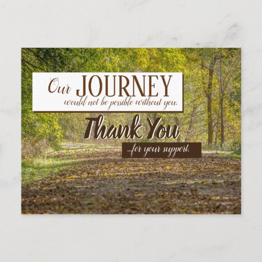 顧客感謝のポストカード - ビジネスジャーニー ポストカード (正面)