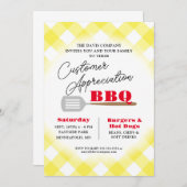 顧客感謝BBQパーティー 招待状 (正面/裏面)