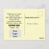 顧客気に ポストカード (裏面)