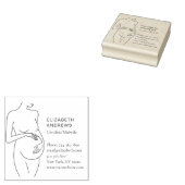 顧客特定助産師 ラバースタンプ (押印)