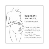 顧客特定助産師 ラバースタンプ (インプリント)