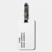 顧客用荷物のラベル ラゲッジタグ (裏面縦)