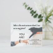 顧客素晴らし財実在産マーケティング販売後車 ポストカード (スタンド正面)