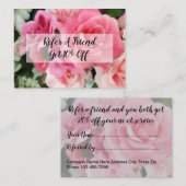 顧客紹介カード 紹介カード (正面/裏面)