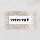 顧客紹介フェイクシルバーの続編 紹介カード (正面)