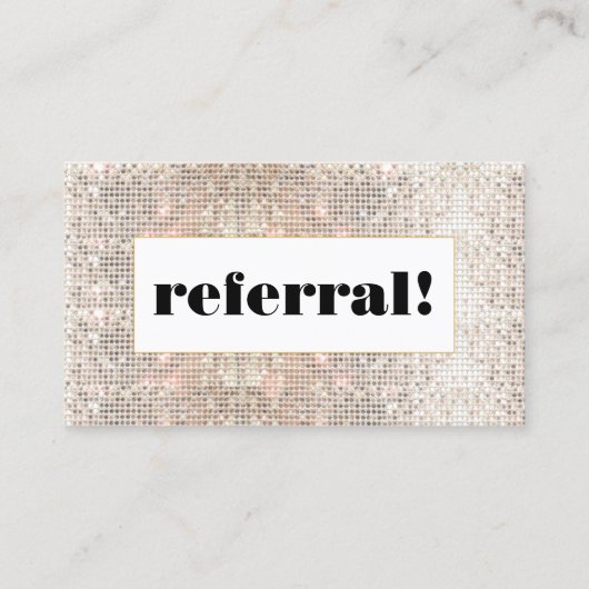 顧客紹介フェイクシルバーの続編 紹介カード (正面)