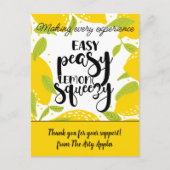 顧客紹介感謝ギフトマーケティングスタッフ ポストカード (正面)