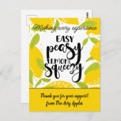 顧客紹介感謝ギフト マーケティングスタッフ ポストカード (正面/裏面)