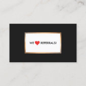 顧客紹介赤いハートカード 紹介カード (正面)