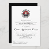 顧客評価イベント 招待状 (正面/裏面)