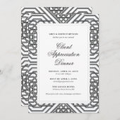 顧客鑑賞ディナー 招待状 (正面/裏面)