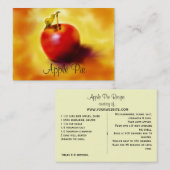 顧客、友人または家族のための小型レシピカード 名刺 (正面/裏面)