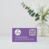 顧客VIP割引パッケージQRコードの作成 エンクロージャーカード (スタンド正面)