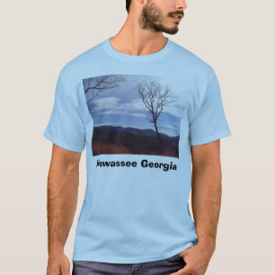 風および山、Hiawasseeジョージア Tシャツ