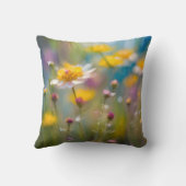風お洒落の中の野の花 クッション (裏面)