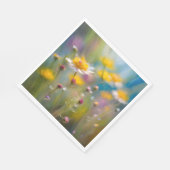 風お洒落の中の野の花 スタンダードランチョンナプキン (角)