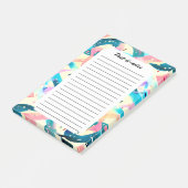 風お洒落レトロ抽象芸術リボン ポストイット (アングル)