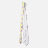 風がそよぐビーチの衣服のNantucketのピンクのタツノオトシゴの首のチタニウム ネクタイ (裏面)