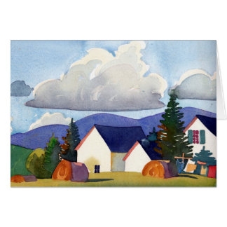 風がそよぐ夏の午後カード