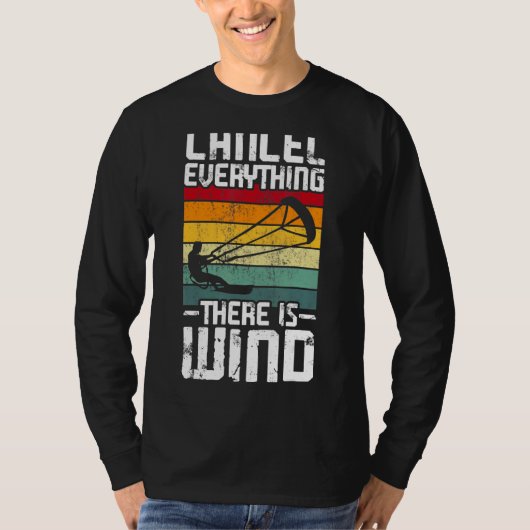 風が吹いていることをすべて中止する Tシャツ (正面)