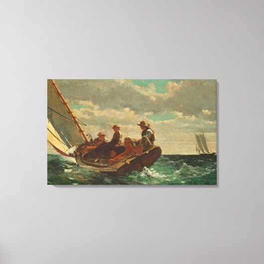 風が吹き上がる（風）1873-76 キャンバスプリント (正面)