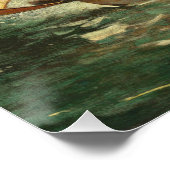 風が吹き上がる(風)1873-76 ポスター (コーナー)