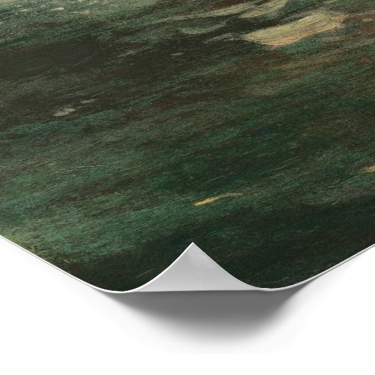 風が強いホーマーが風を吹き上げる ポスター (角)