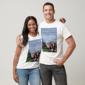 風が強い都市から白い家への Tシャツ (ユニセックス)