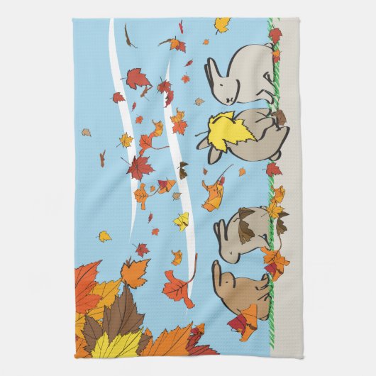 風が強い キッチンタオル (縦)