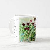 風が強い コーヒーマグカップ (正面左)