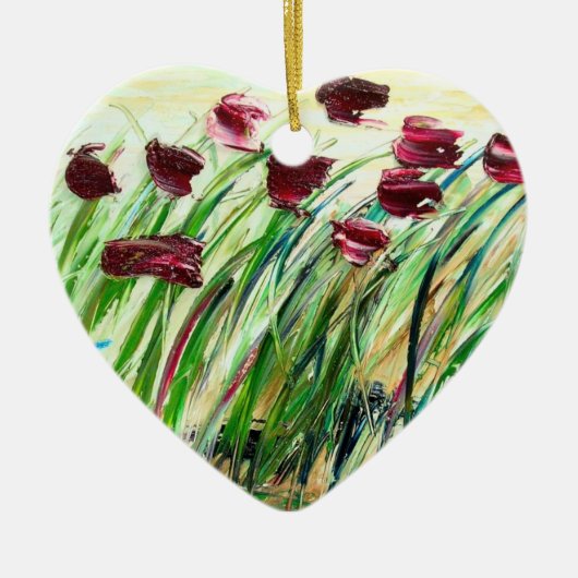 風が強い セラミックオーナメント (正面)