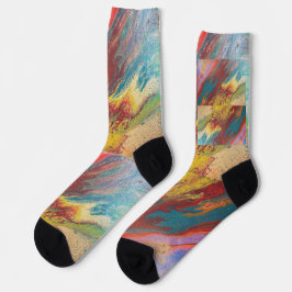 風が湖水を払う。 ソックス