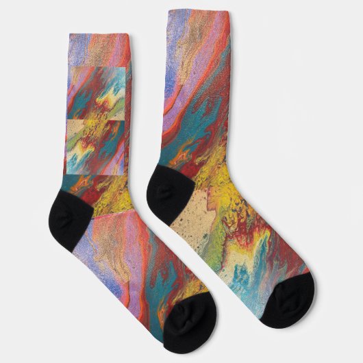 風が湖水を払う。 ソックス (右)