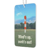 風が起き、靴下が出て、写真、おもしろい航空、クール カーエアーフレッシュナー (左)