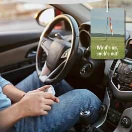 風が起き、靴下が出て、写真、おもしろい航空、クール カーエアーフレッシュナー