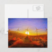 風で動く ポストカード (正面/裏面)