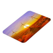 風で動く マグネット (左側)