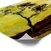 風で打たれた木(F10)ファンゴッホファインアート ポスター (角)