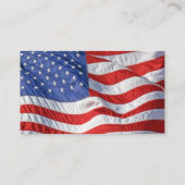 風で振る米国旗 名刺 (裏面)