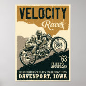 風と一緒に乗る – ヴィンテージ ポスター (正面)