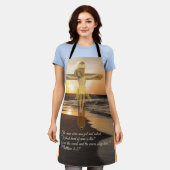 風と波が彼のエプロンに従う エプロン (着用した状態)