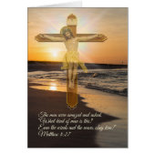 風と波が彼のグリーティングカードに従う (正面)