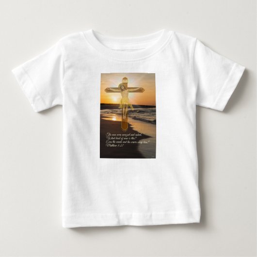 風と波も従う ベビーTシャツ (正面)