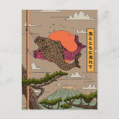 風と流れ鯉のぼり シーズンポストカード (正面)