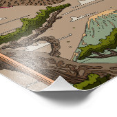 風と流れ鯉のぼり フォトプリント            (角)