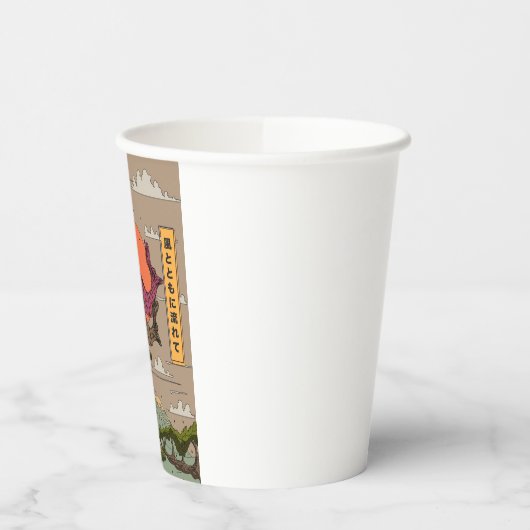 風と流れ鯉のぼり 紙コップ (左)