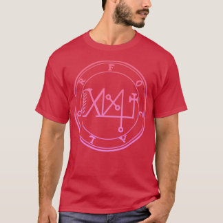 風と海のピンクグラにパワーを持つFocalor Sigil Tシャツ