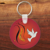 風と火 キーホルダー (正面)