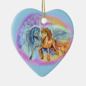 風と炎ユニコーンペガサス～オーナメント セラミックオーナメント (右)