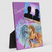 風と炎ロマンチックなユニコーン～プラーク フォトプラーク (側面)